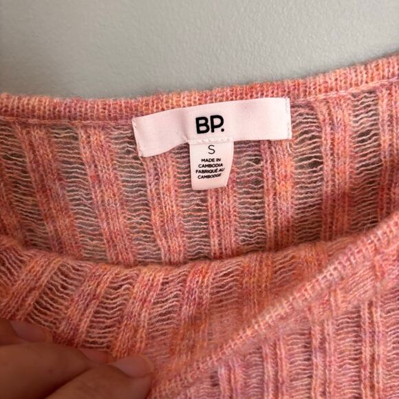 BP Ribbed Knit Long Sleeve Boat Neck Sweater - Picture 3 of 4